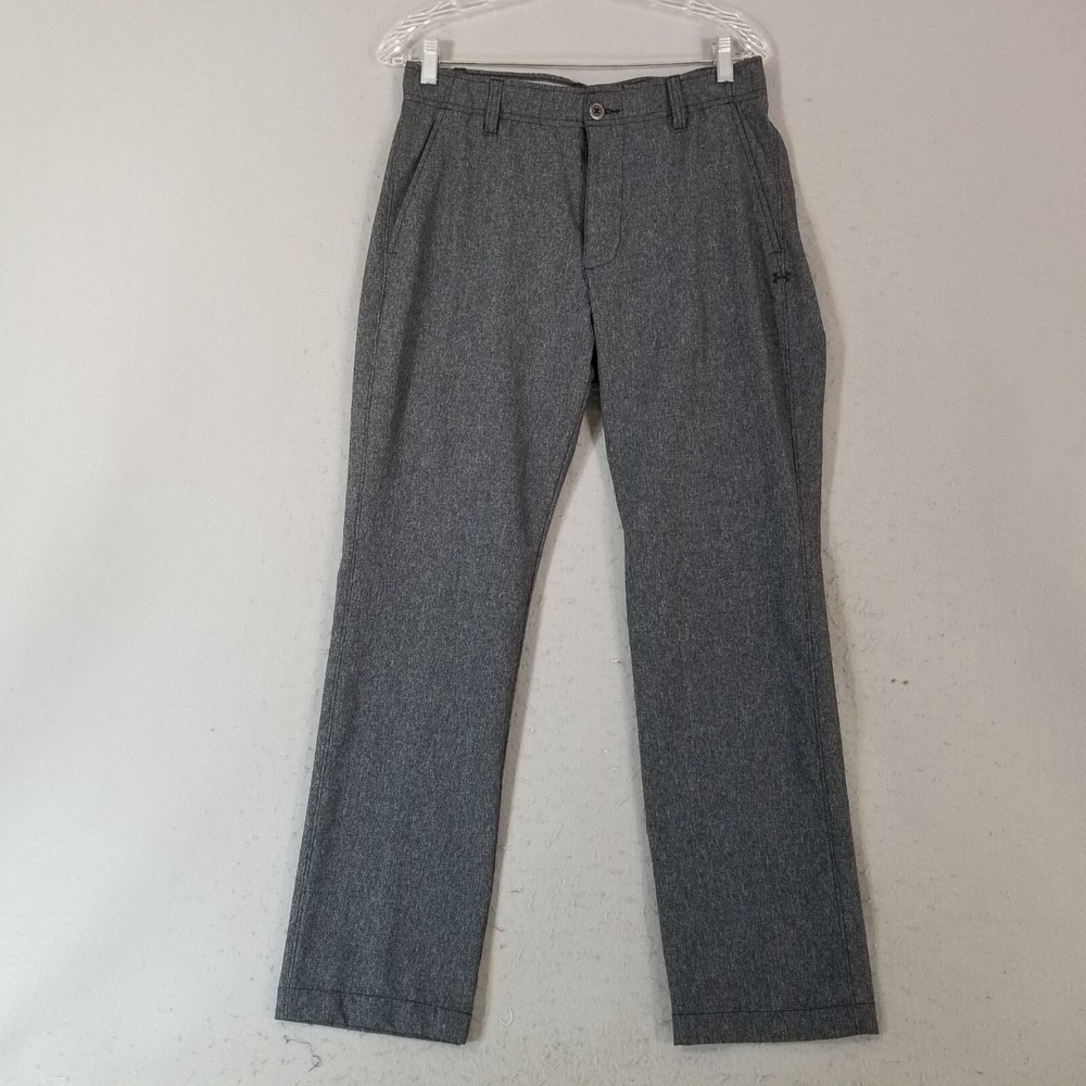 Under Armour Pants Mens 32x30 Gray Golf Performance Dri Fit Stretch Straight